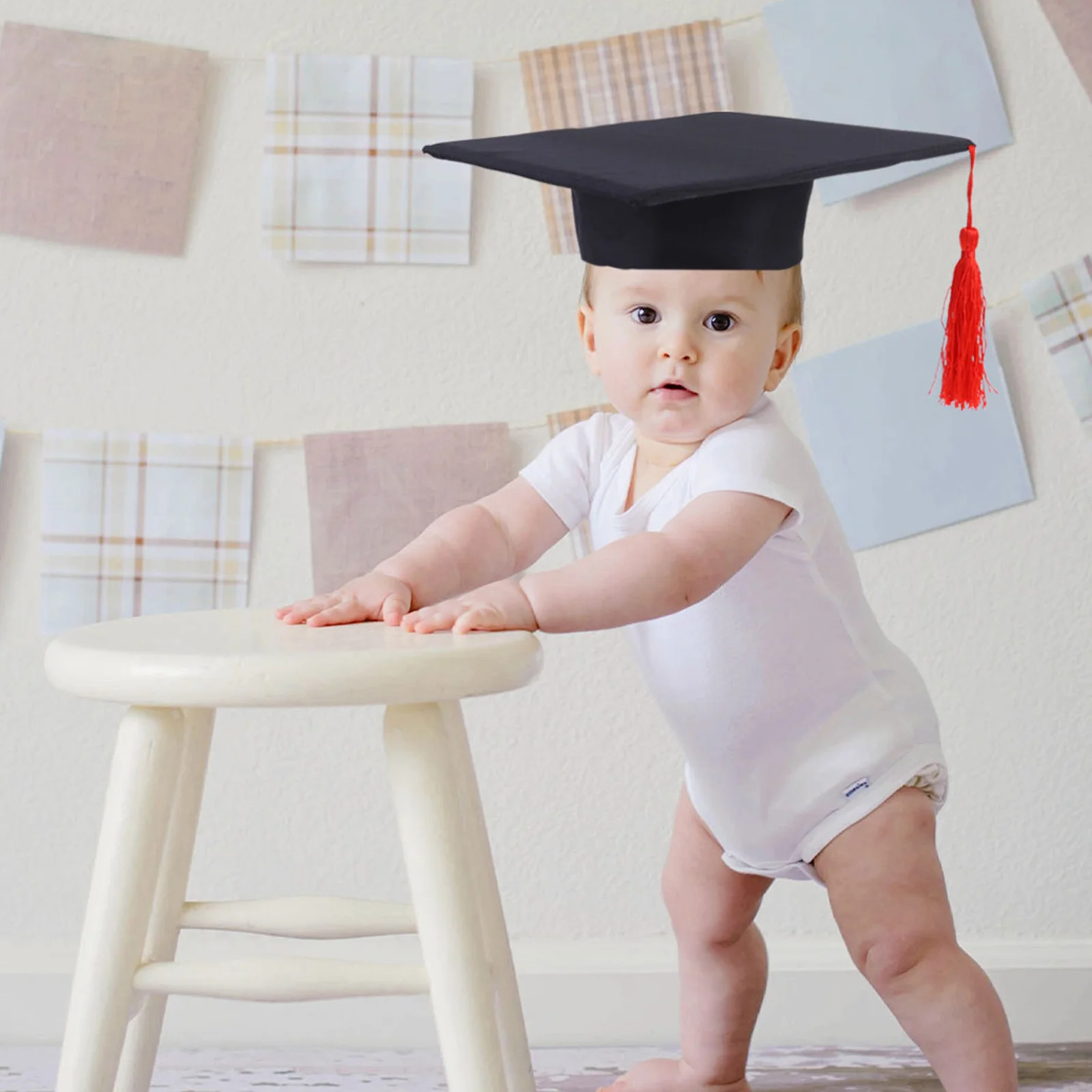 의사 모자 소품 아기를위한 부드러운 신생아 사진 촬영 모자 사진 촬영 내구성 어린이 코스프레 액세서리 유아 모자 사진