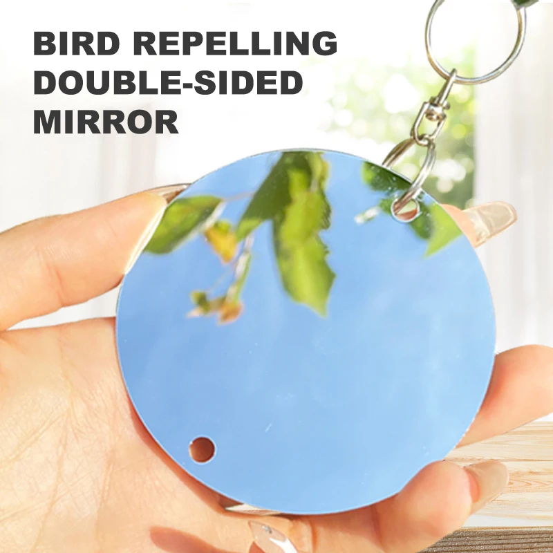 【YA】Doublesided Mirror bird repellent reflective sheet farm orchard bird-proof sheet