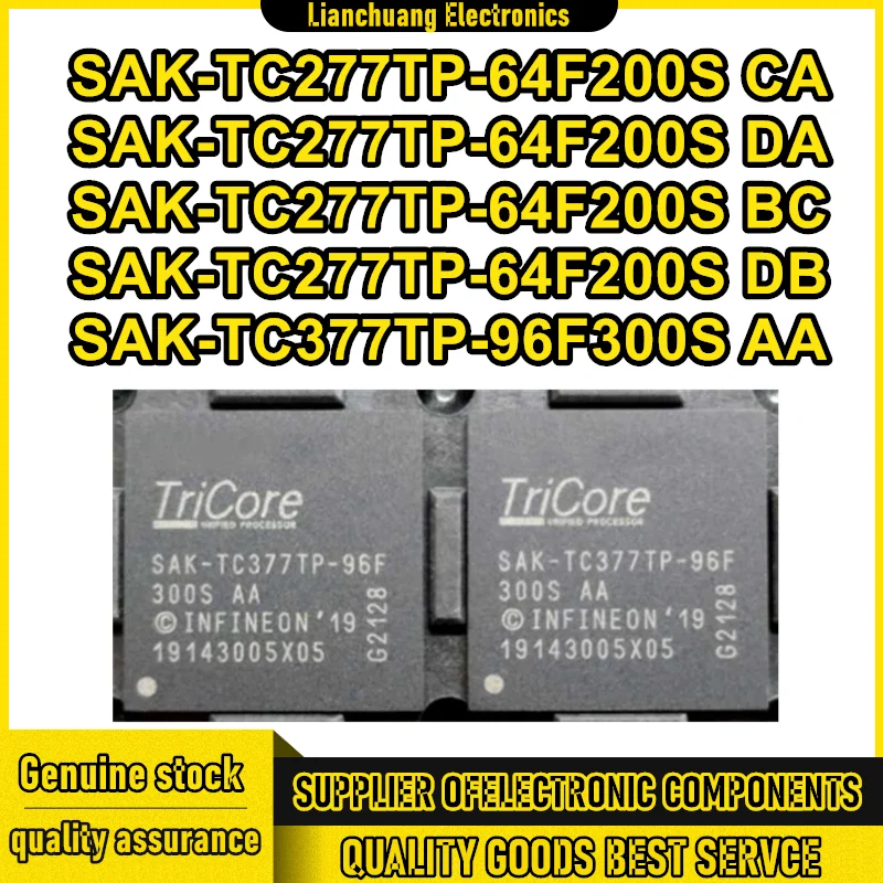 

Микросхема BGA SAK-TC277TP-64F200S CA, SAK-TC277TP-64F200S DA, SAK-TC277TP-64F200S BC, SAK-TC277TP-64F200S DB, SAK-TC377TP-96F300S AA