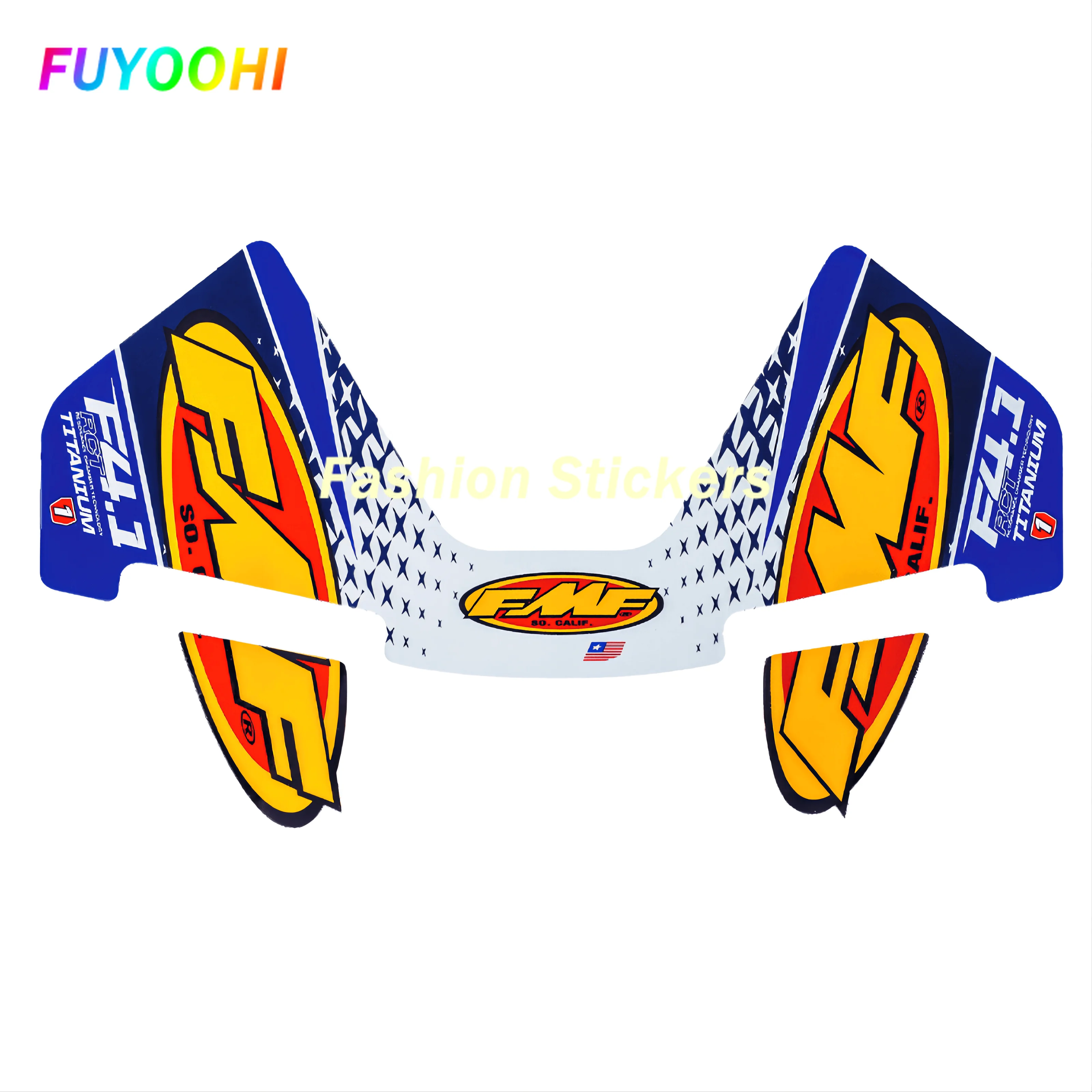 FUYOOHI Exterior/Protection Boutique Stickers AUTOCOLLANT ADESIVI AUFKLEBER DECAL FMF POWERCORE Decal Customized Car Sticker