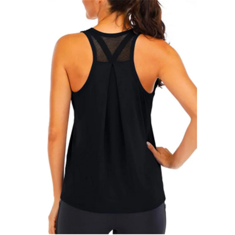 

Yoga Vest Women Running Shirts Sleeveless Gym Tank Tops Women's Sportswear Quick Dry