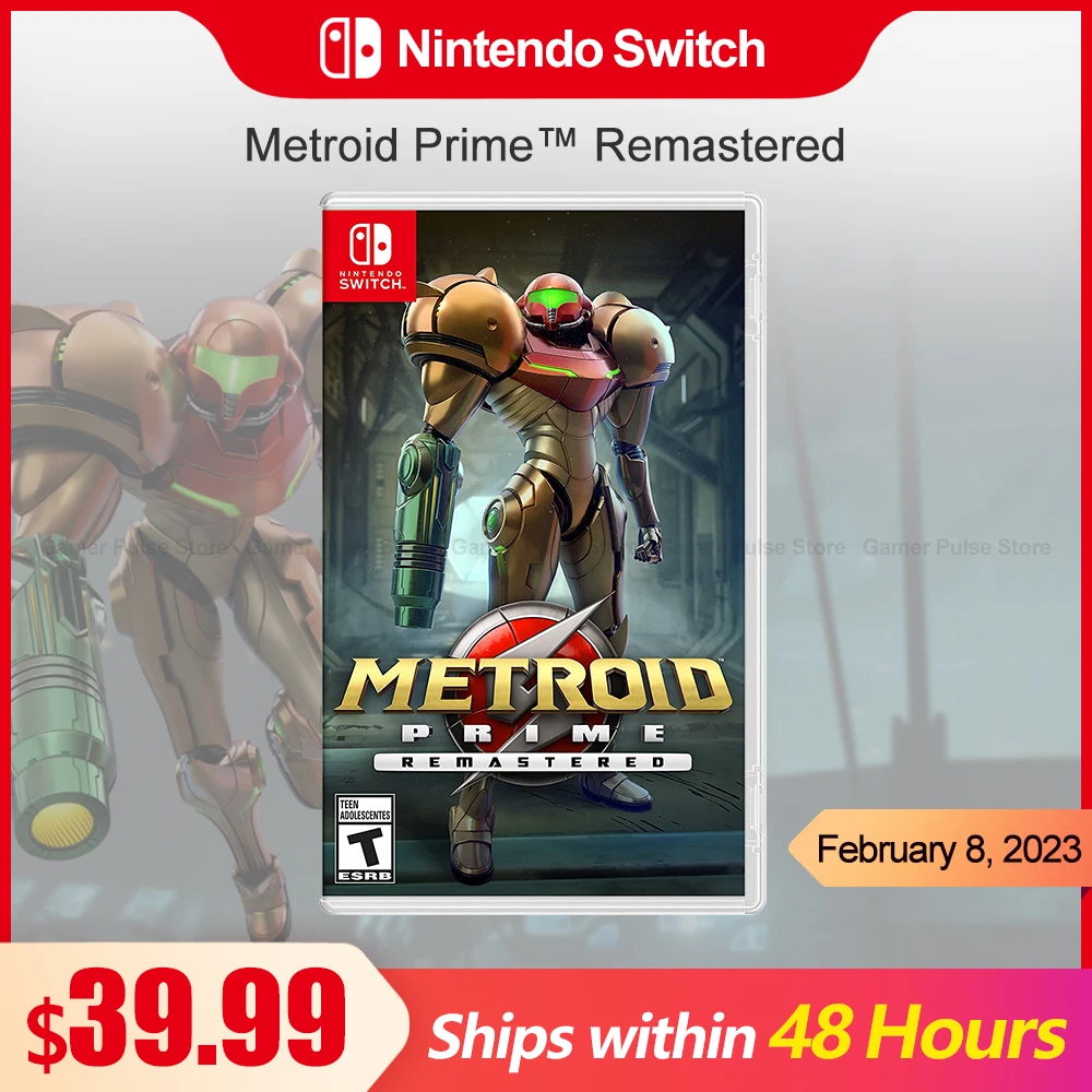 Metroid Prime Remastered Nintendo Switch Game Deals 100% Original Physical Game Card Action Platformer Genre for Switch OLED