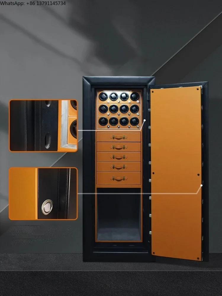 Automatic watch winder, mechanical watch turner, home security safe, luxury watch high-end vault, collection cabinet