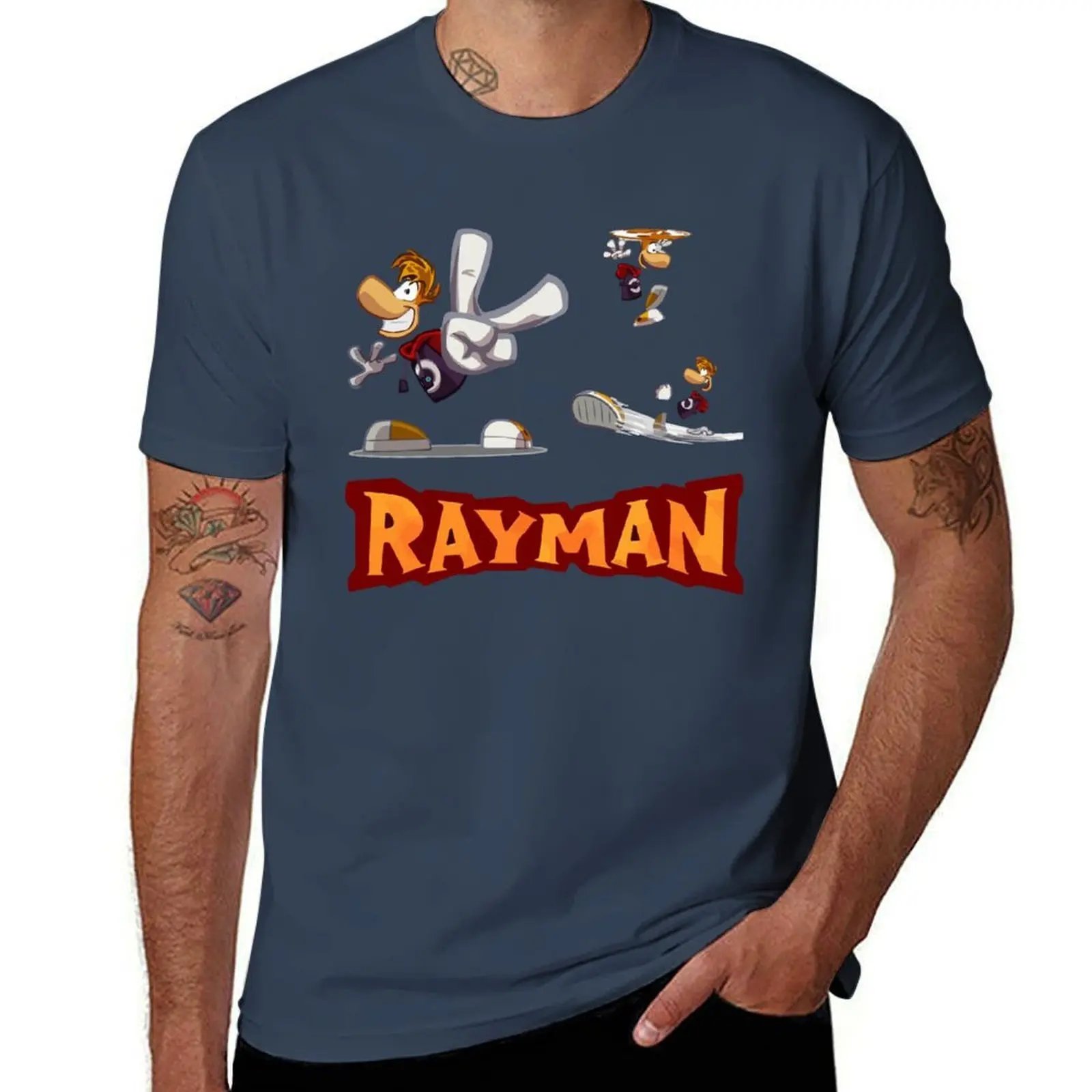 

Gifts Idea Rayman Multiple T-Shirt t shirts for man pack cotton man t shirt summer T-Shirt