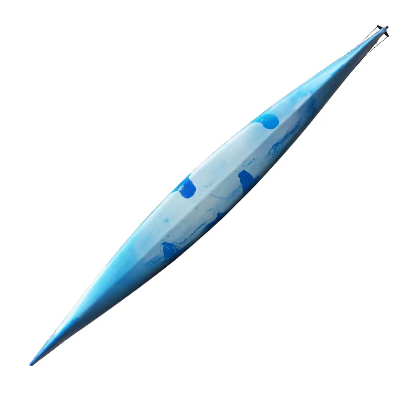Single-cabin kayak with rudder and adjustable pedal for kayak competition