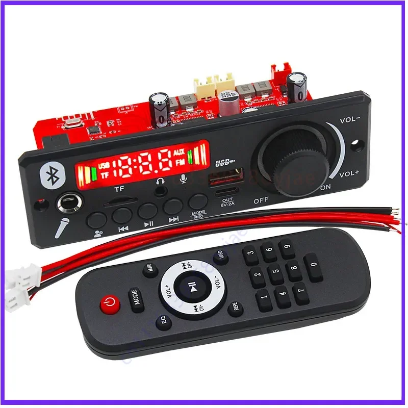 Dual Channel Bluetooth Decoder Board for 12V, 2*80W Digital Amp, Karaoke Vocal Cancel & Hands-free Call