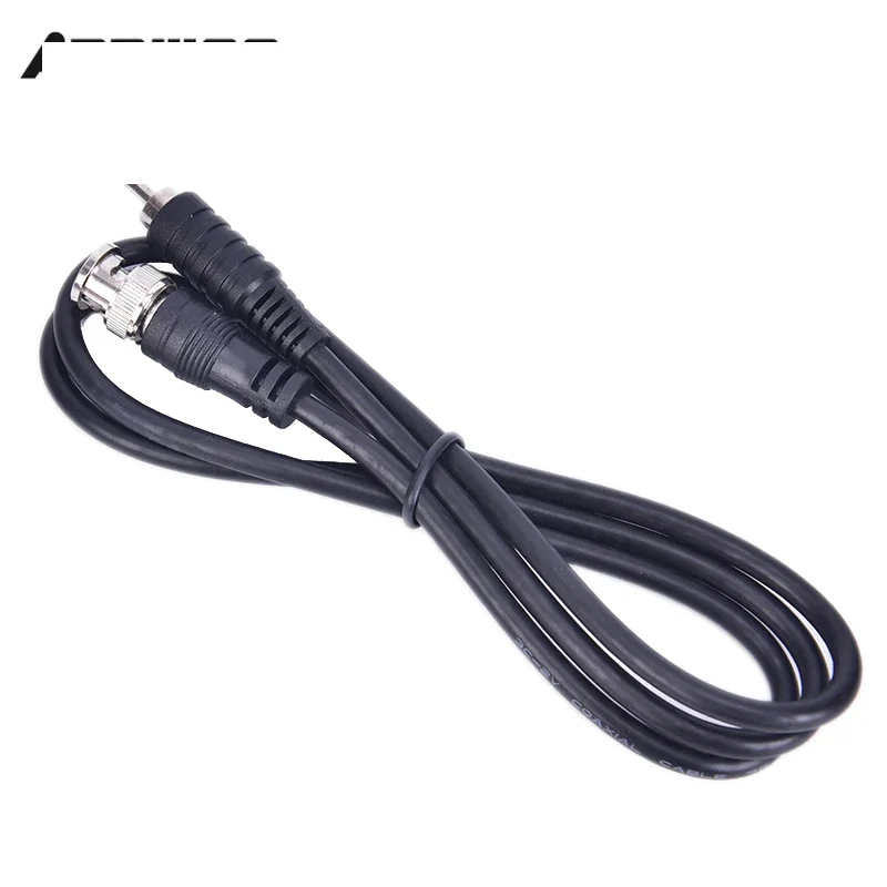 ESCAM adaptor Video konektor kabel koaksial Jack Male ke RCA Male BNC 1M/3 kaki untuk sistem Kamera CCTV aksesori kamera