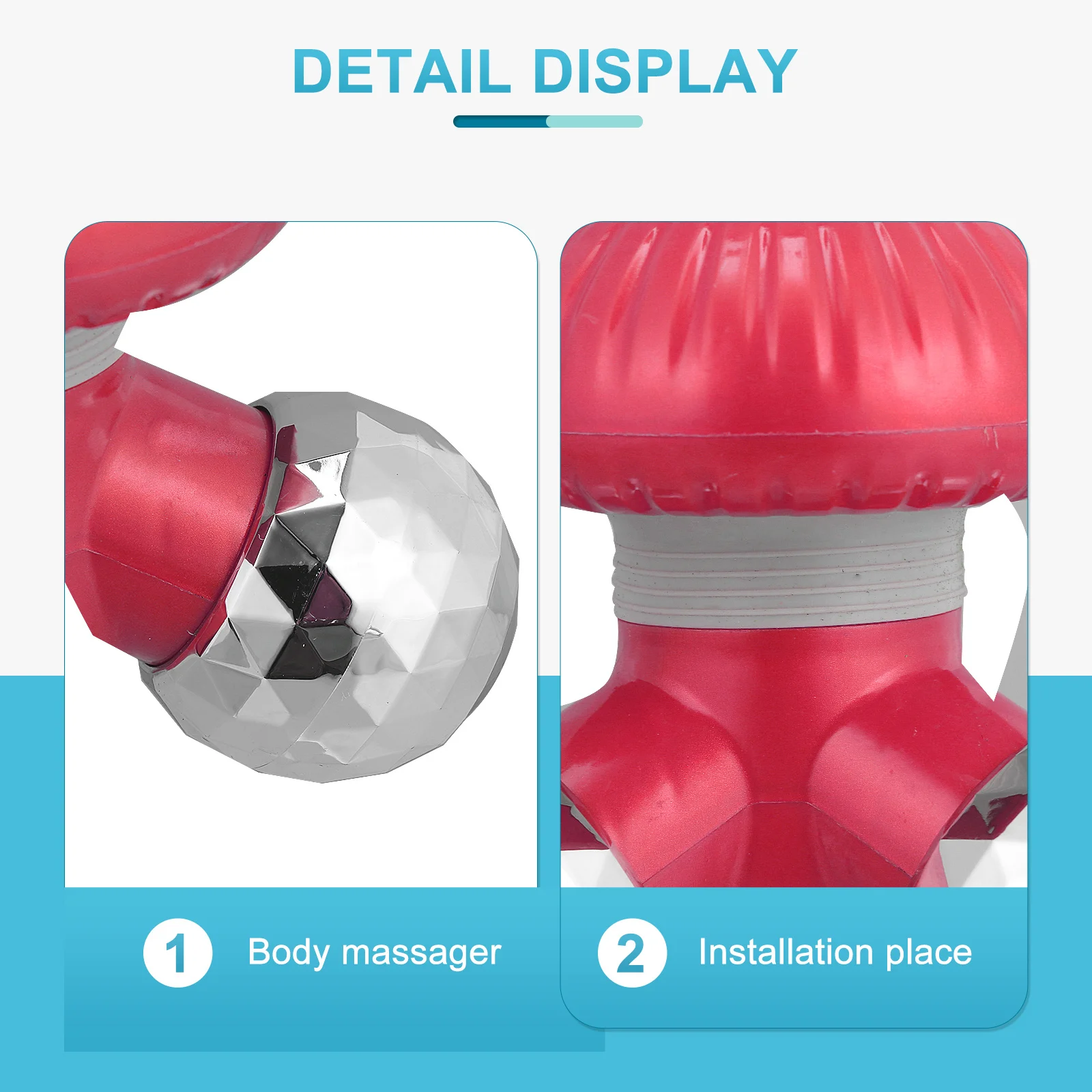 

Электрический массажер для тела, перезаряжаемый ручной прибор для облегчения мышц спины, шеи, плеч, трехугольное устройство для акупунктурной терапии