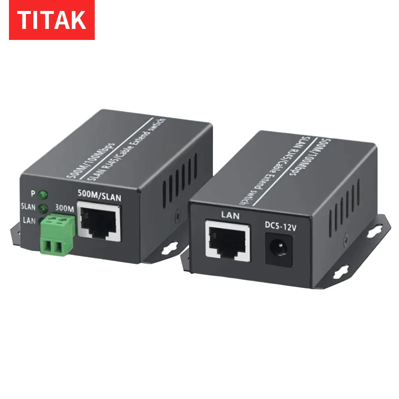 Ethernet over Twisted Pair Extender Media Converter 300m ,Ethernet Over RJ45 Cat5/6 Network Cable 500m for HD Network IP Camera