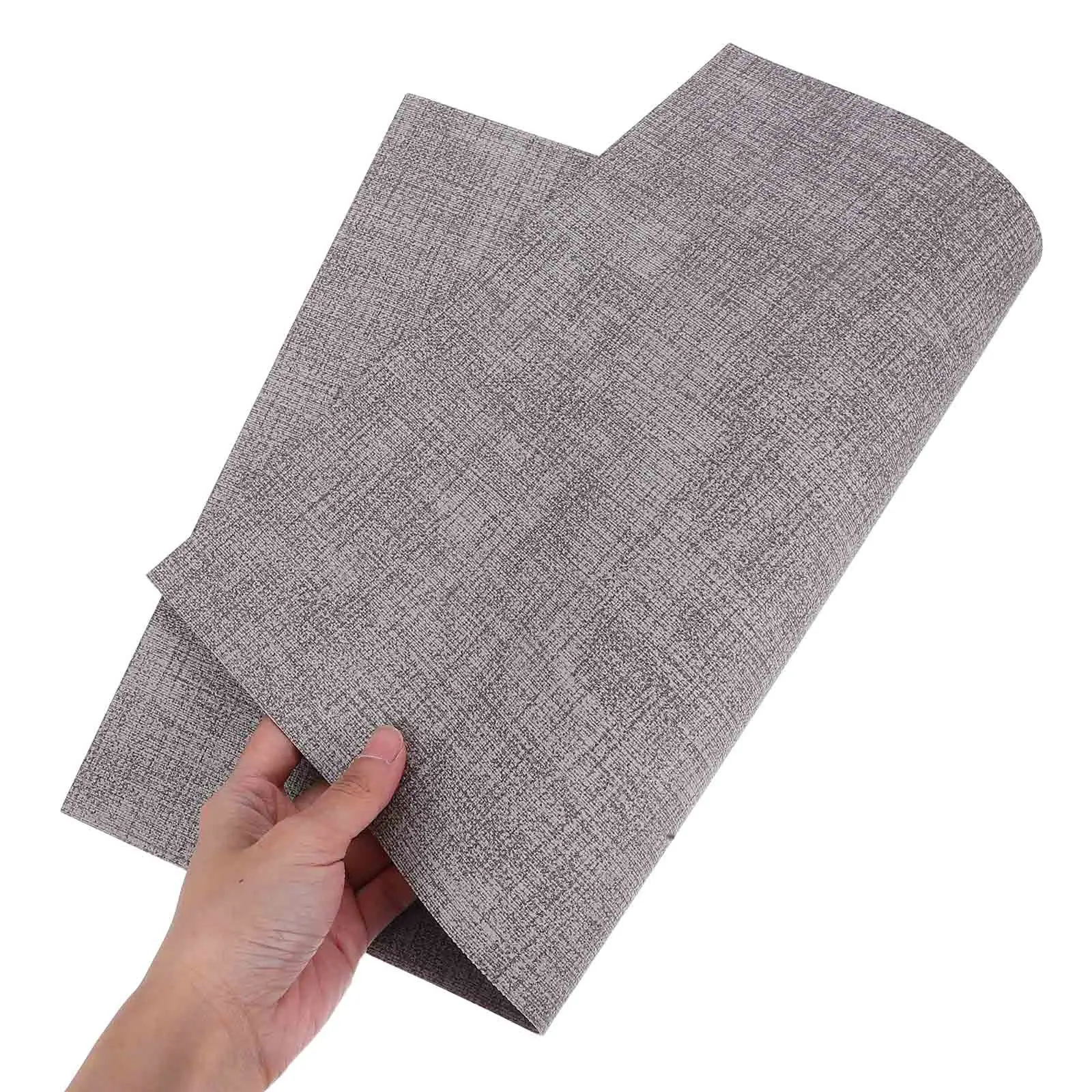 

6Pcs Modern Placemats for Dining Table Faux Waterproof Heat Insulated Mat Wipeable Easy Maintenance for Home Hotel