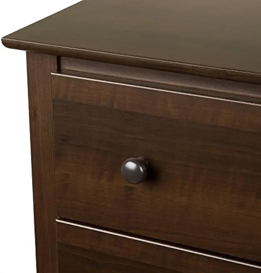 Fremont 2 Drawer Nightstand: Elegant Bedroom Furniture, Bedside Table with Open Shelf, 23.25