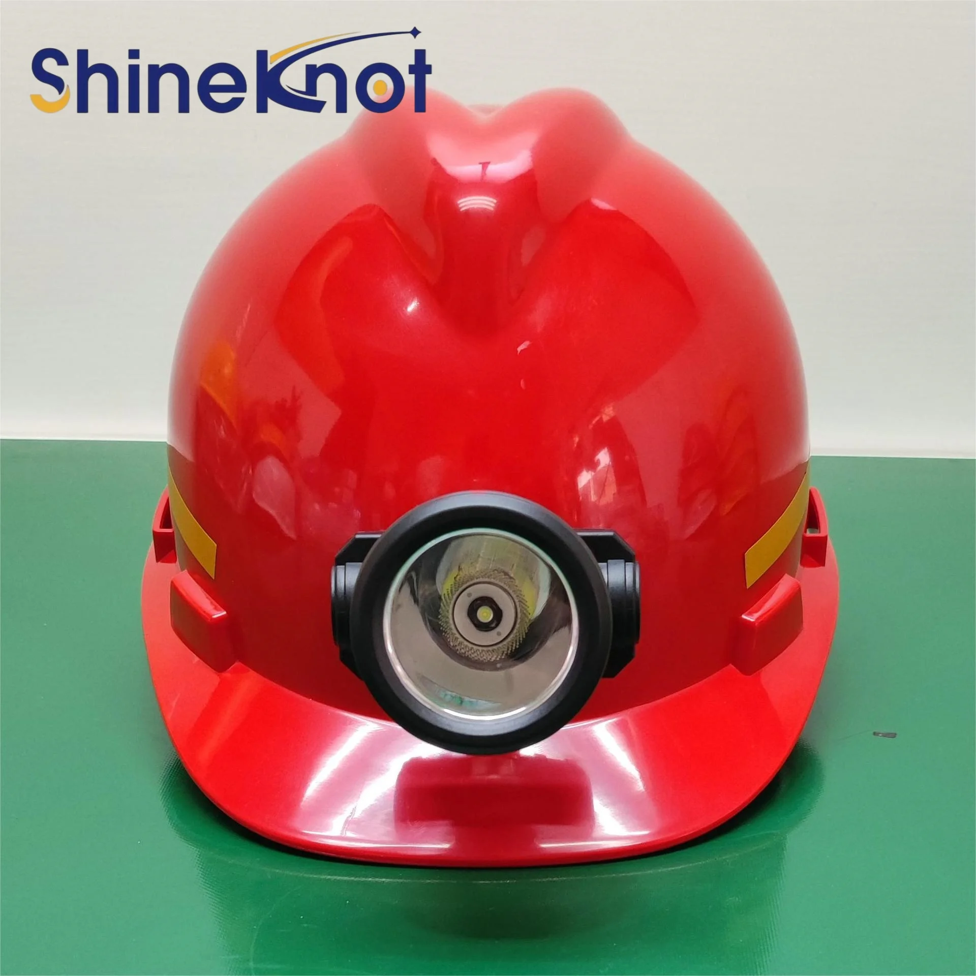 shineknot-led充電式強力防水防災ヘルメットライト付き安全ヘルメット