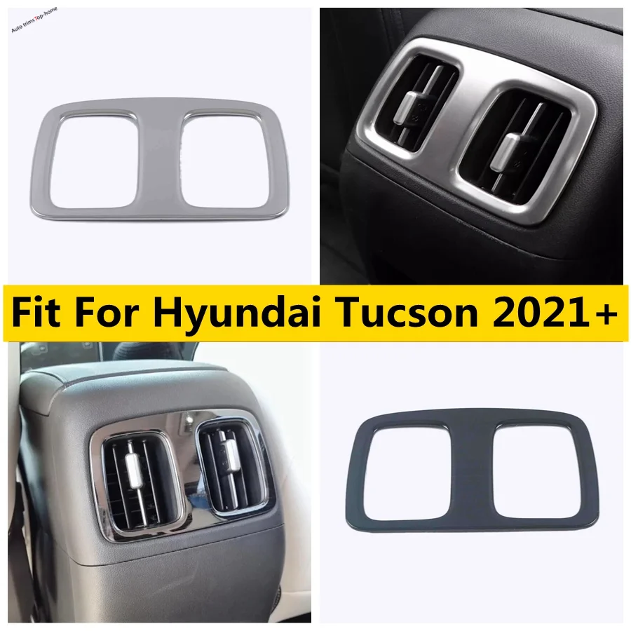 

Rear Console Center Air Conditioner Vent AC Outlet Decoral Frame Cover Trim For Hyundai Tucson NX4 2021 - 2025 Car Accessories