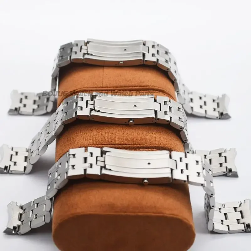 Correa de reloj de 20mm, pulsera de acero inoxidable, piezas de correa de reloj para hombre, accesorios de pulsera para Seamaster 300, reemplazo de caja de 42mm