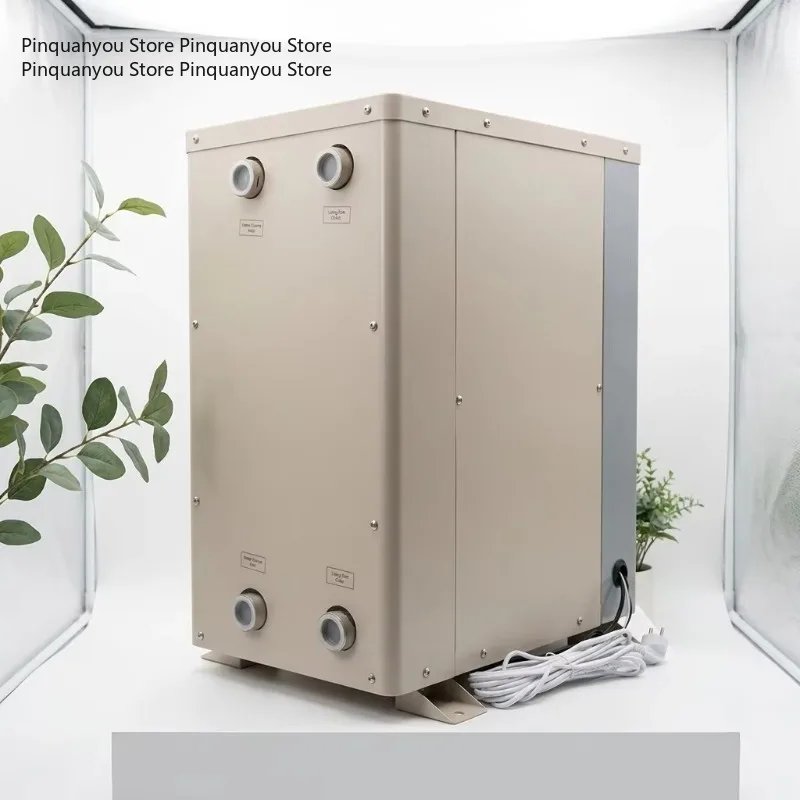 7kW Water-to-Water Ground Source Geothermal Heat Pump 3-in-1 Unit For Residential Underfloor Heating Cooling DHW