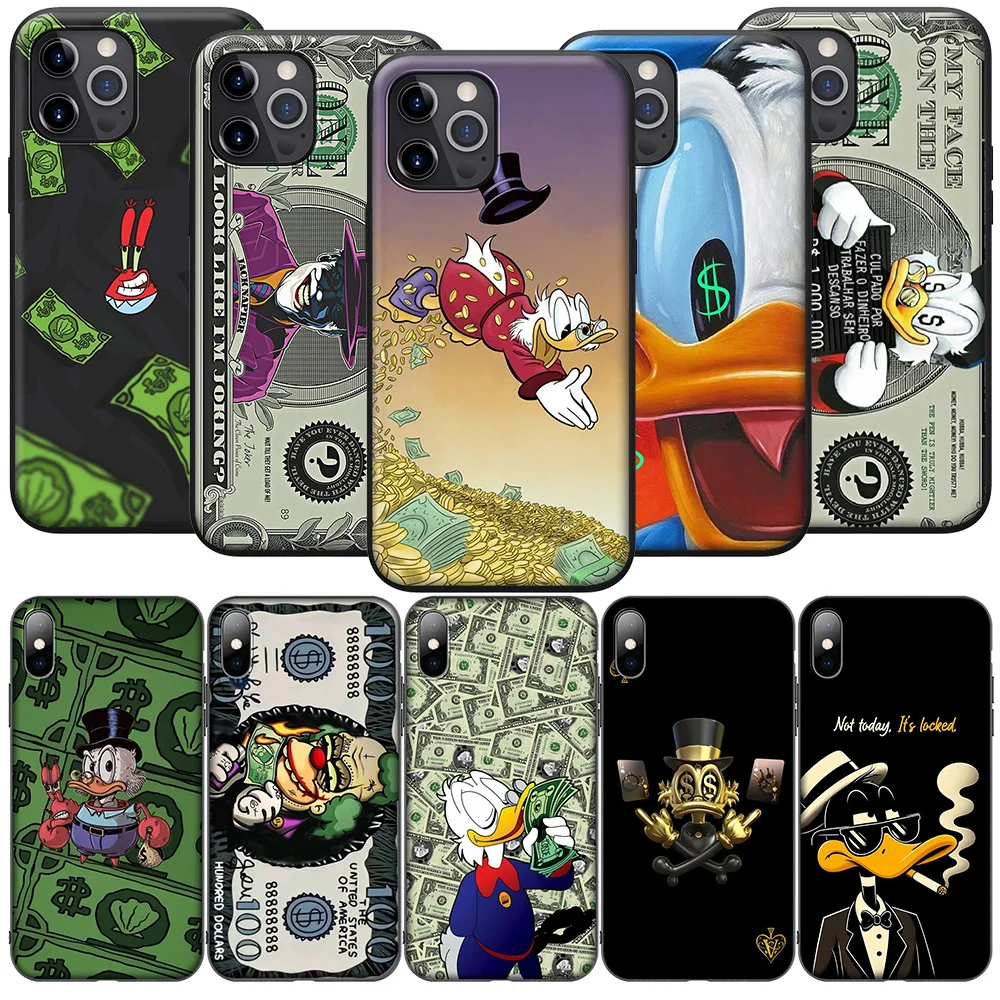 Disney dollar New High-End High-End Phone Case for iPhone 12 11 X XS XR Pro Max 6 6s Plus SE