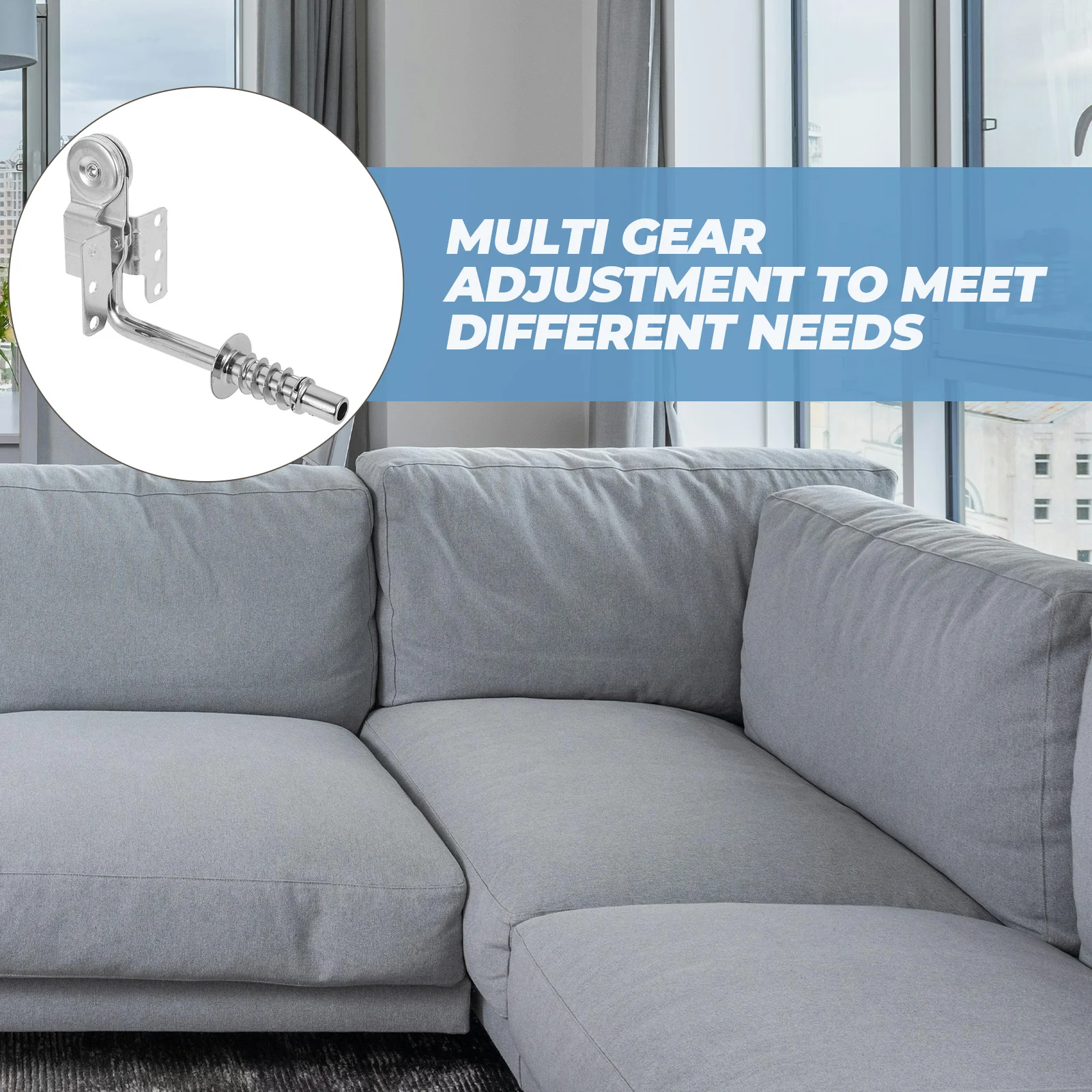 

2Pcs Adjustable Sofa Headrest Hinge Smooth Operation Folding Sofa Pillow Hinge Furniture Headrest Hinges Accessories