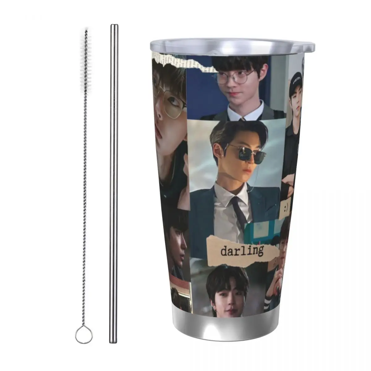 Hwang In Yeop 20oz Cup Large Capacity Car Mug Leak-proof Juice Coffee Cup Food Grade
