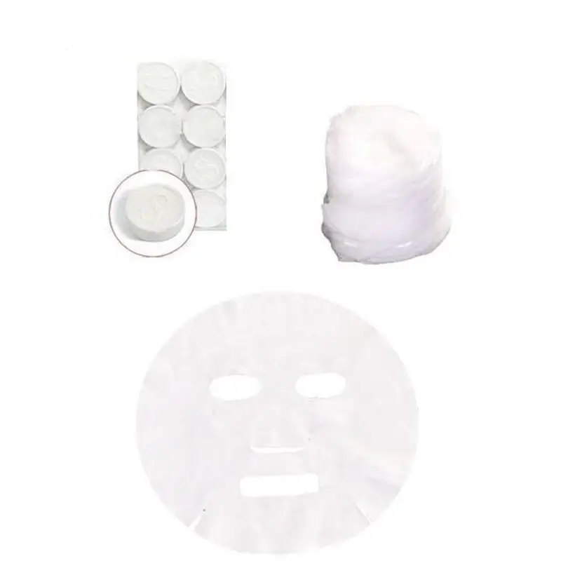 500 Pcs Máscara Facial Comprimida Papel Descartável para Máscaras Faciais Faça Você Mesmo Maquiagem Feminina Ferramenta de para