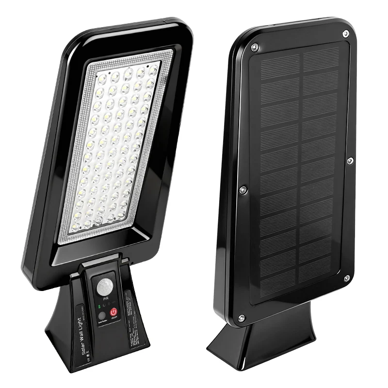 Nieuwe oplaadbare wandlamp op zonne-energie met afstandsbediening, intelligente lichtgevoelige buitenverlichting, tuinlamp