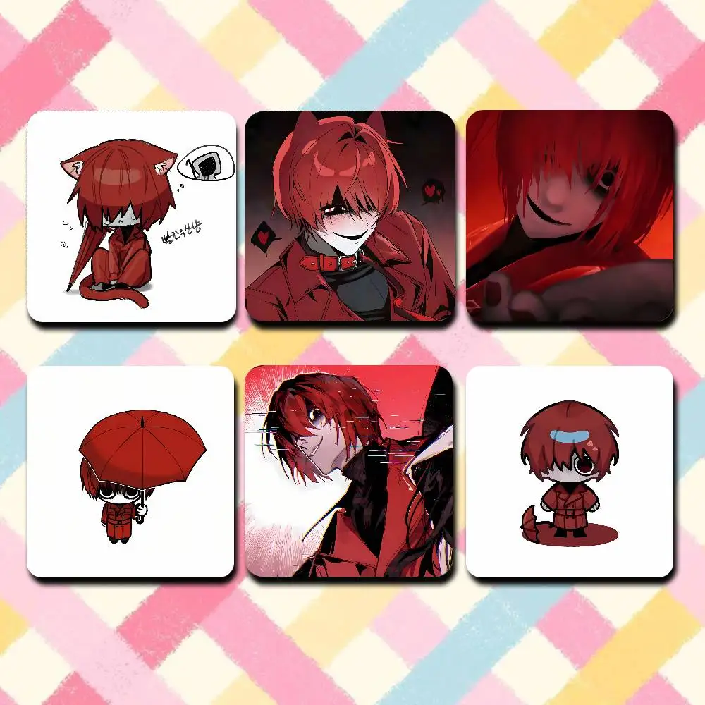 

H-Homicipher Mr.ScarletellaS Anime Magnetic Refrigerator Magnets Cute and Creative Refrigerator Magnets Souvenirs and Gifts