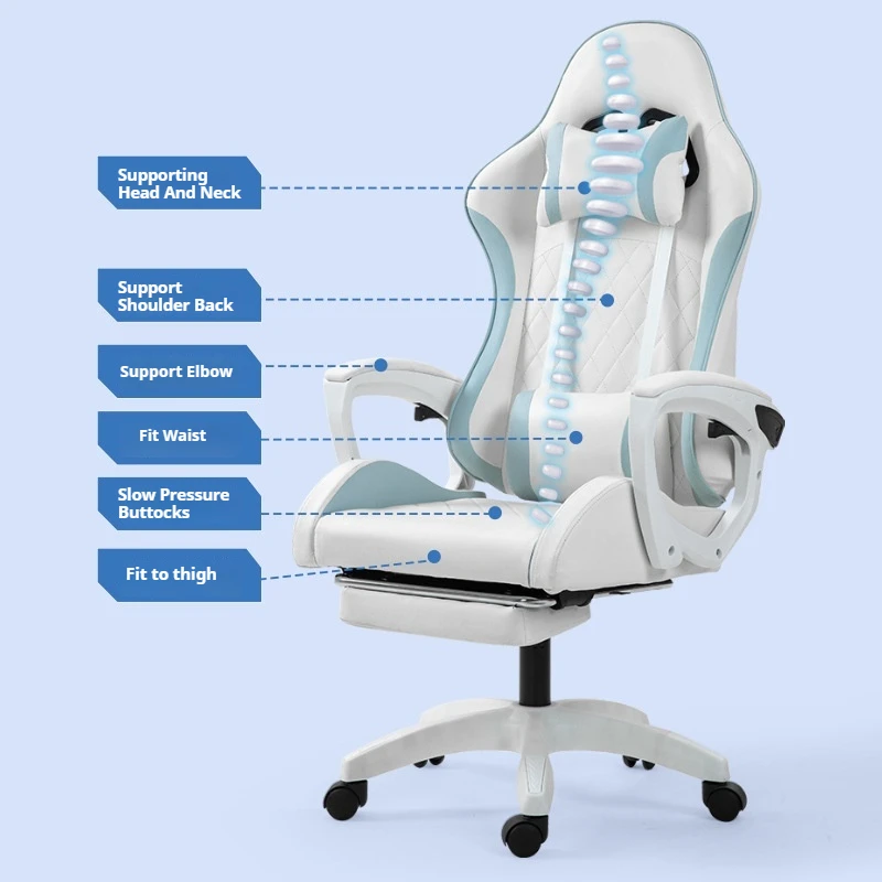 حار بيع كرسي الألعاب مريح سباق الألعاب كرسي المستقرة مريحة كرسي الكمبيوتر المنزلي لغرفة المعيشة الكمبيوتر المكتبي