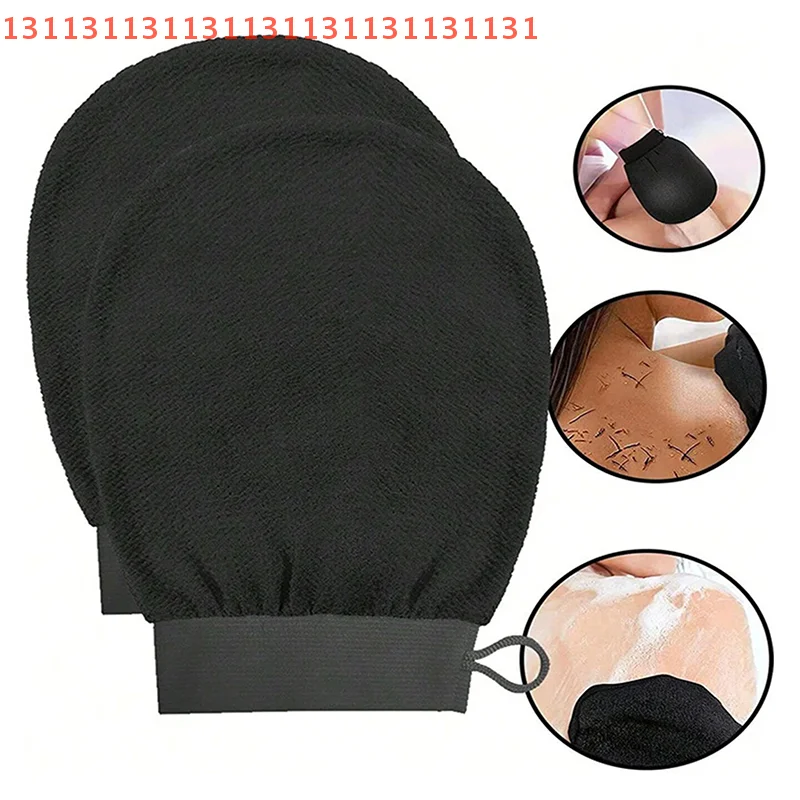 

1pc Dual Side Exfoliating Glove - Silicone Body Scrubber For Deep Cleansing & Dead Skin Removal, Bath Shower Use