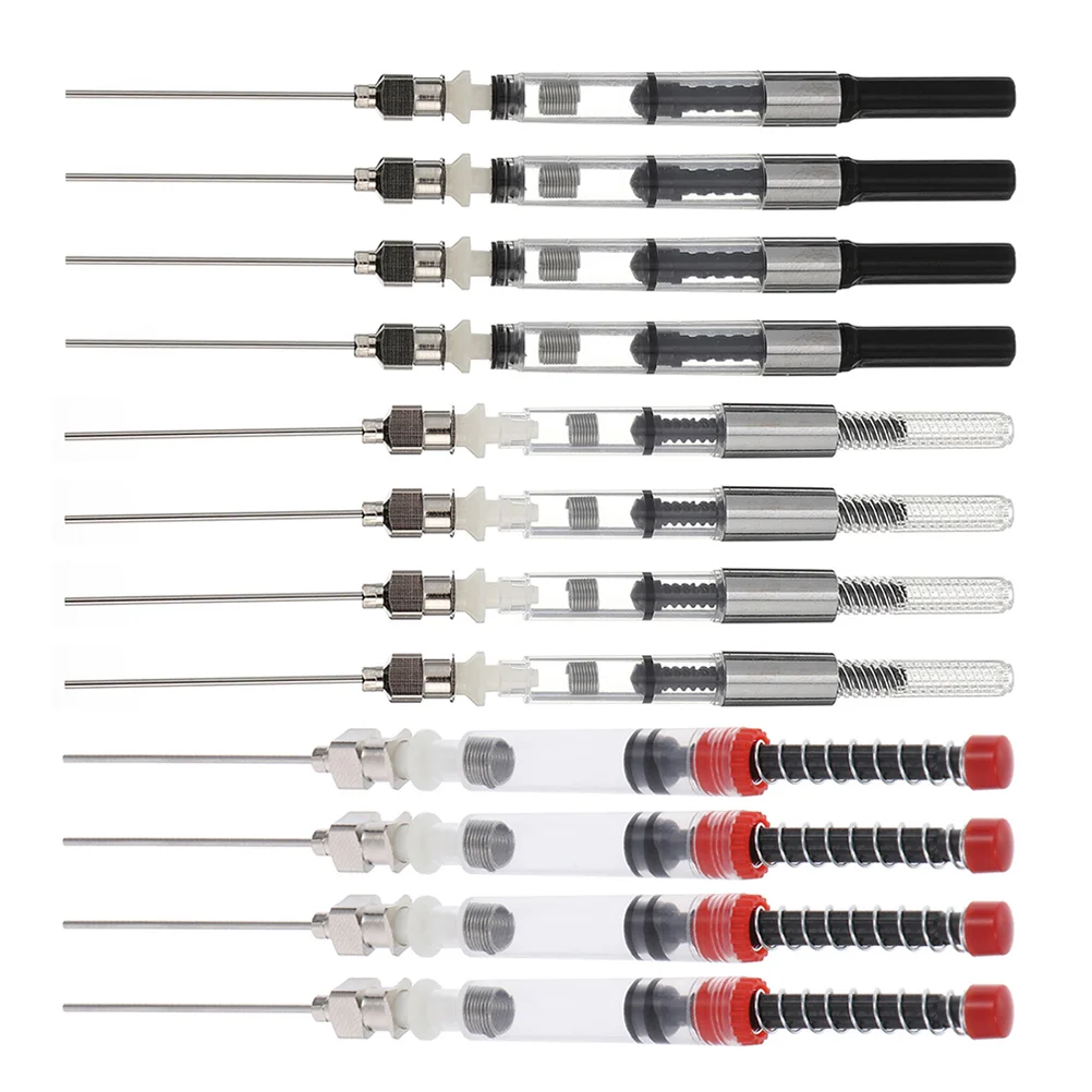 

12 Pcs Just Pen Ink Absorber Refill Syringe Filler Fountain Spring Converter Stainless Steel Student