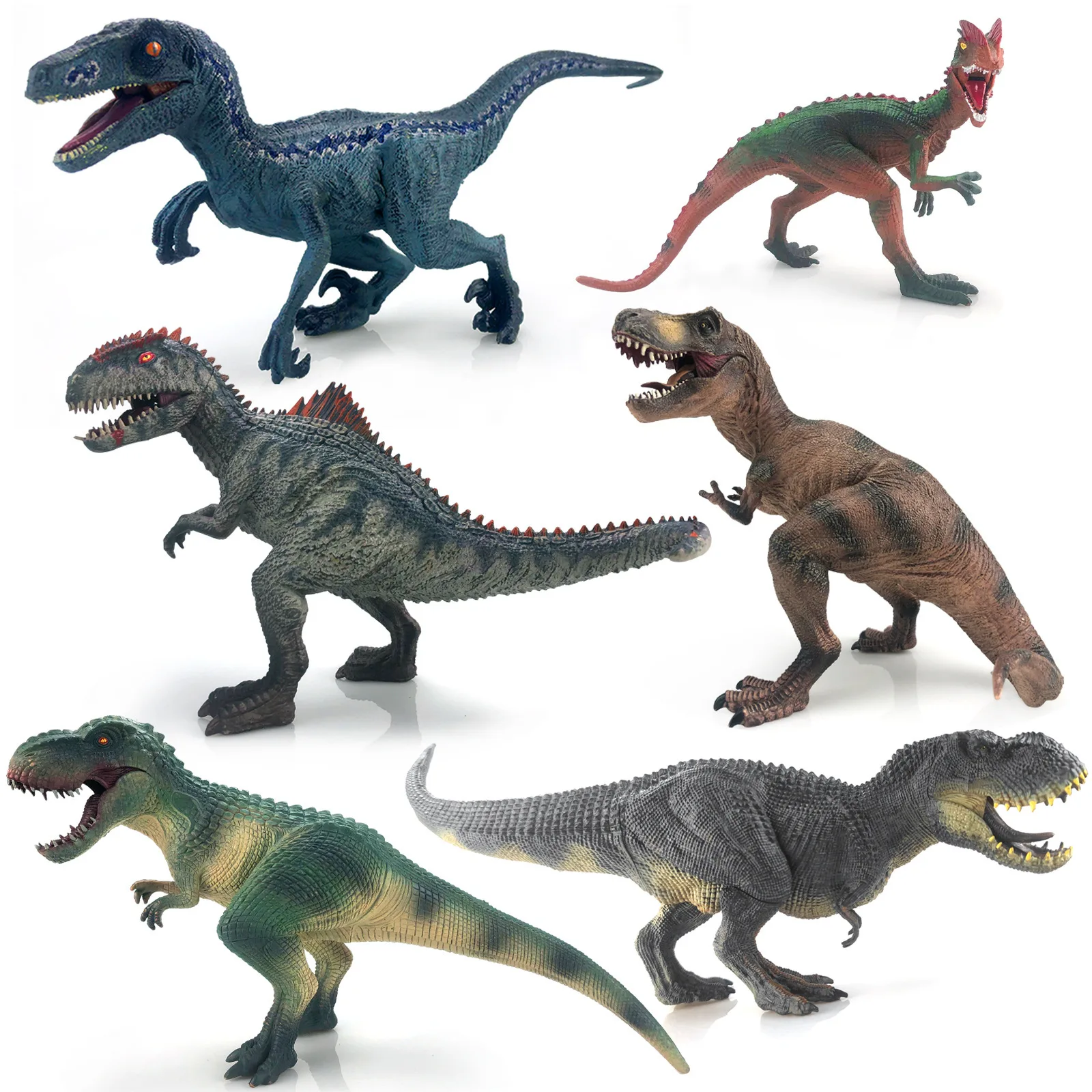 Modello di dinosauro Tyrannosaurus rex di grandi dimensioni: una figura giocattolo realistica di animali giurassici come regalo per bambini o adulti