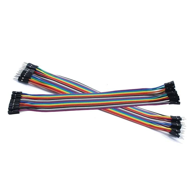 DuPont Line: Bus to Bus to Bus to Male Color Flat Line Connecting Line 20p-20cm