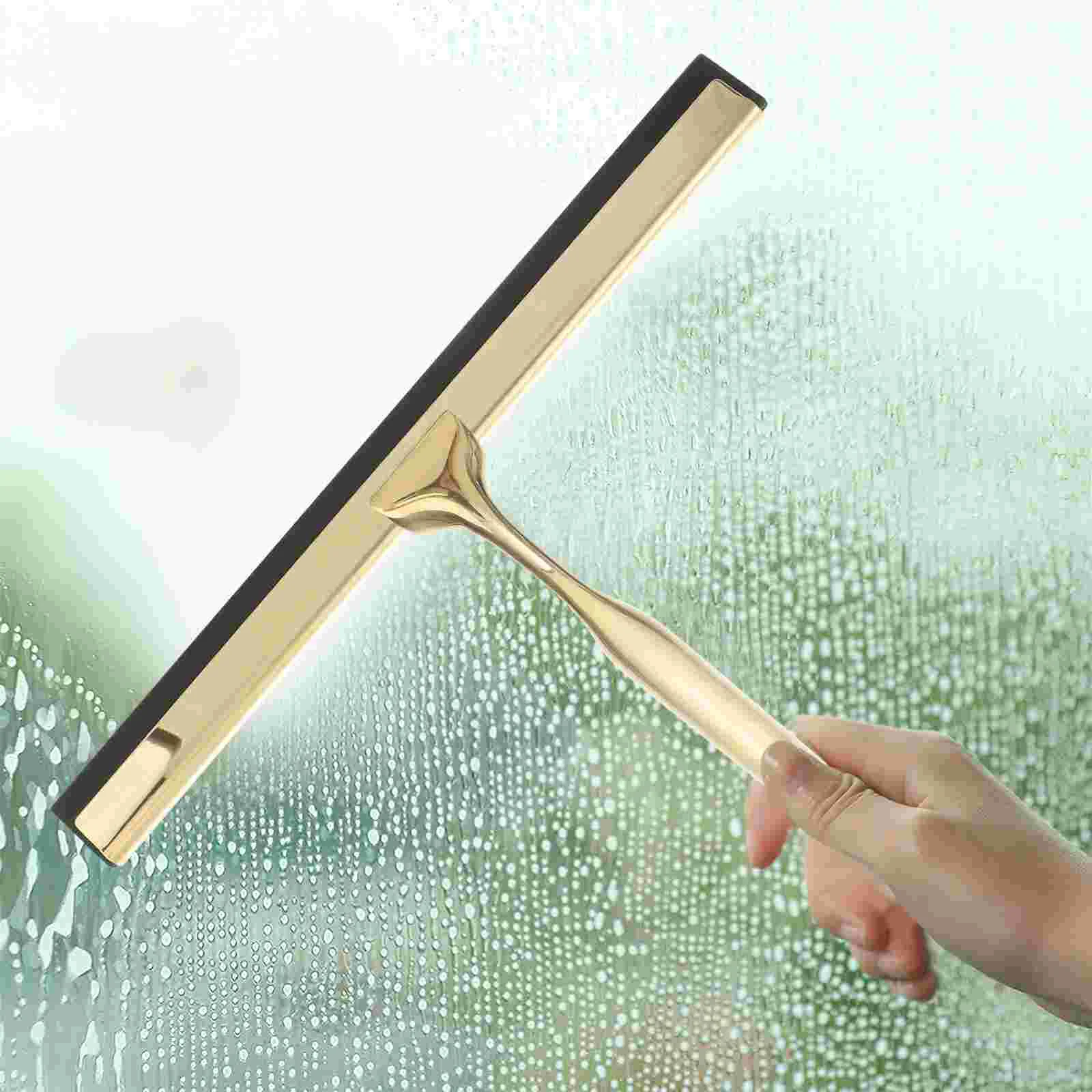 Shower Squeegee Deluxe 304 Stainless Steel Scrappers For Cleaning Scraper for Bathroom Shower Glass Door Mirror Windows Tiles