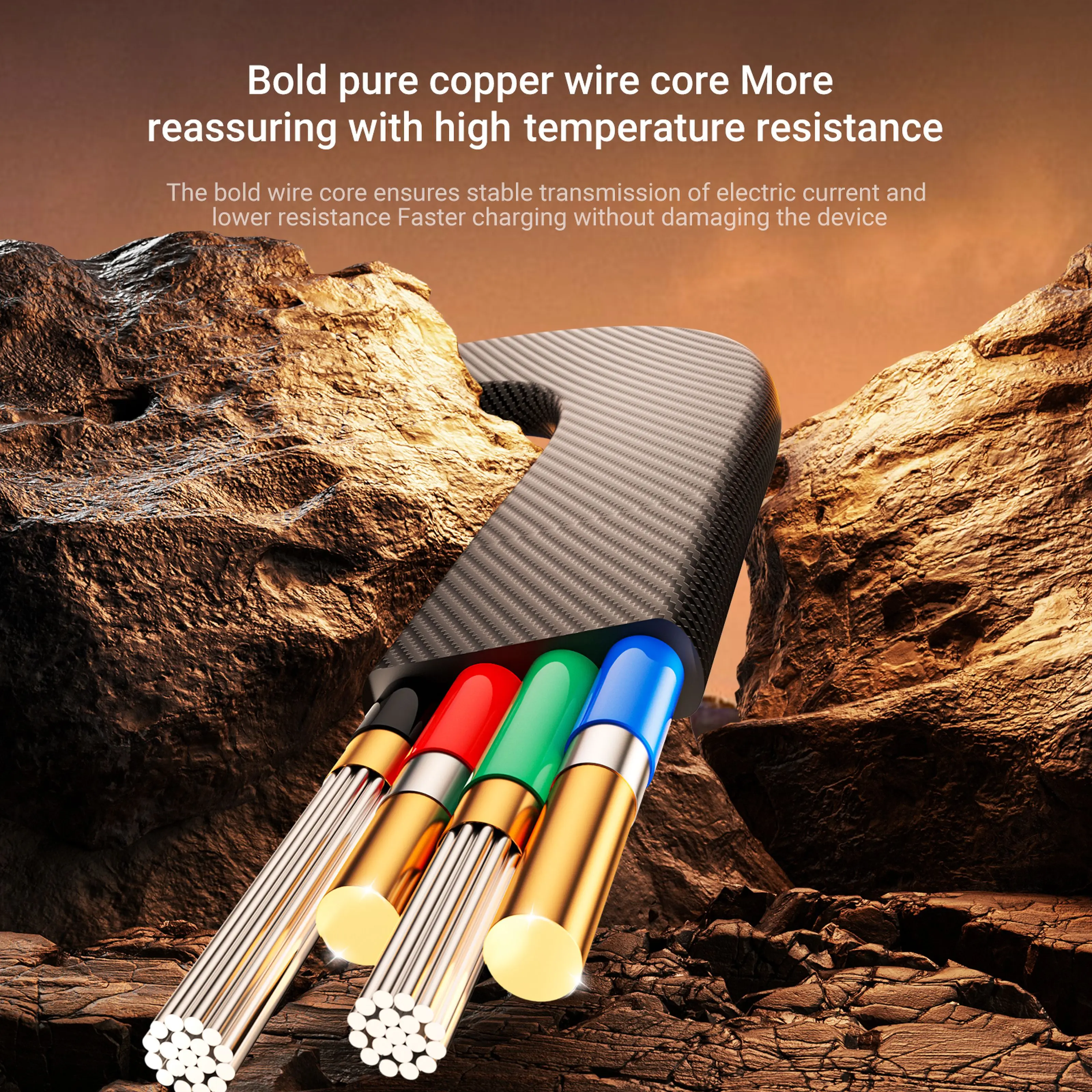 Awei Four-in-one Ultra-fast Charge PD27W Dual-charge C65w Multi-function Fast Charge Cable Suitable for Apple 15 Xiaomi Samsung