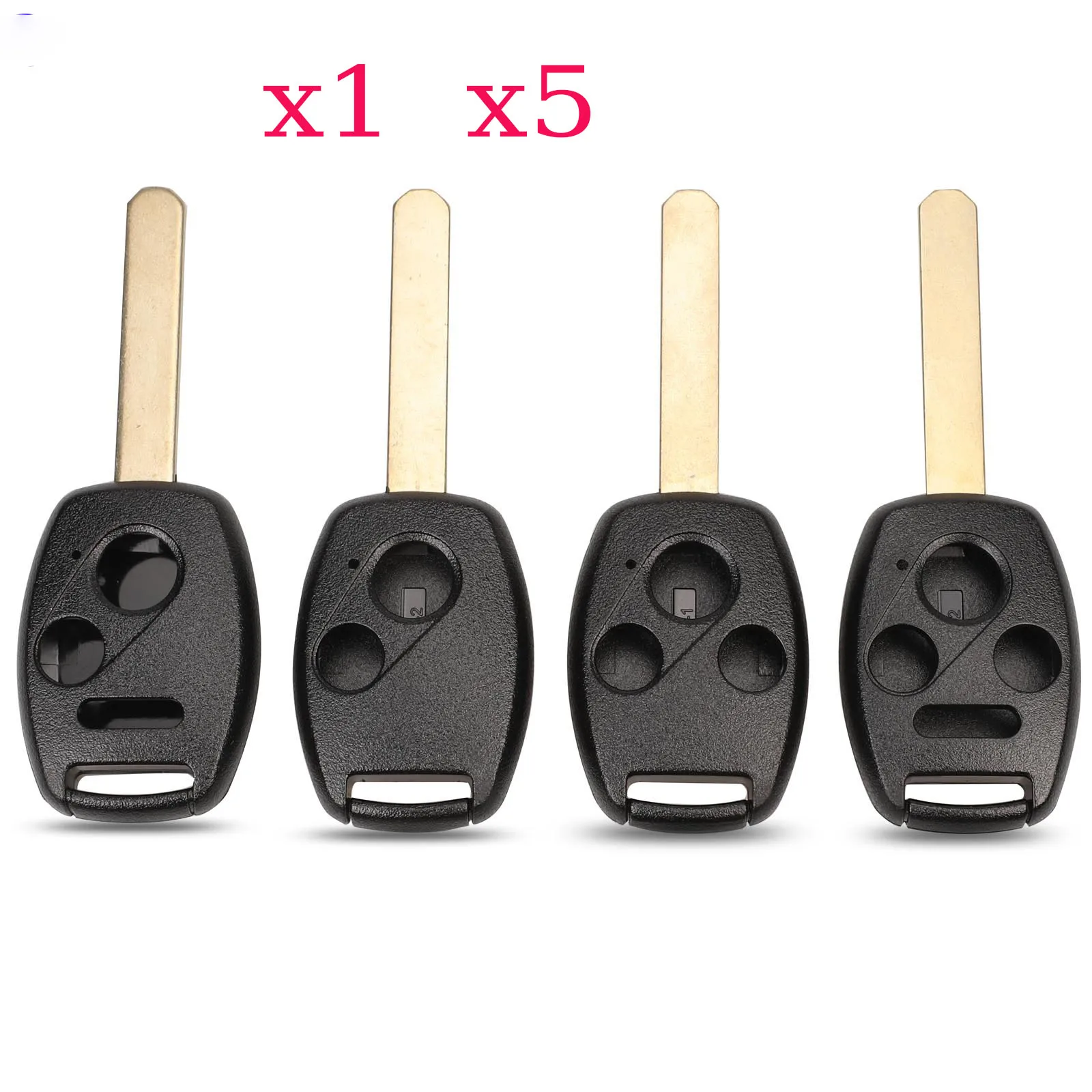 

Jingyuqin X1 X5 2/3/4 кнопки чехол для автомобильного ключа чехол для дистанционного брелка для Honda Cr-V Civic Insight Ridgeline 2003 2008 2009