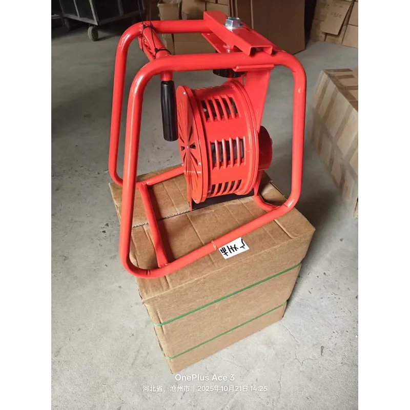 LK-120 Stand Mounted Loud Decibel Crank Siren Alarm Manual Hand Operated Emergency Signal for Outdoor Use