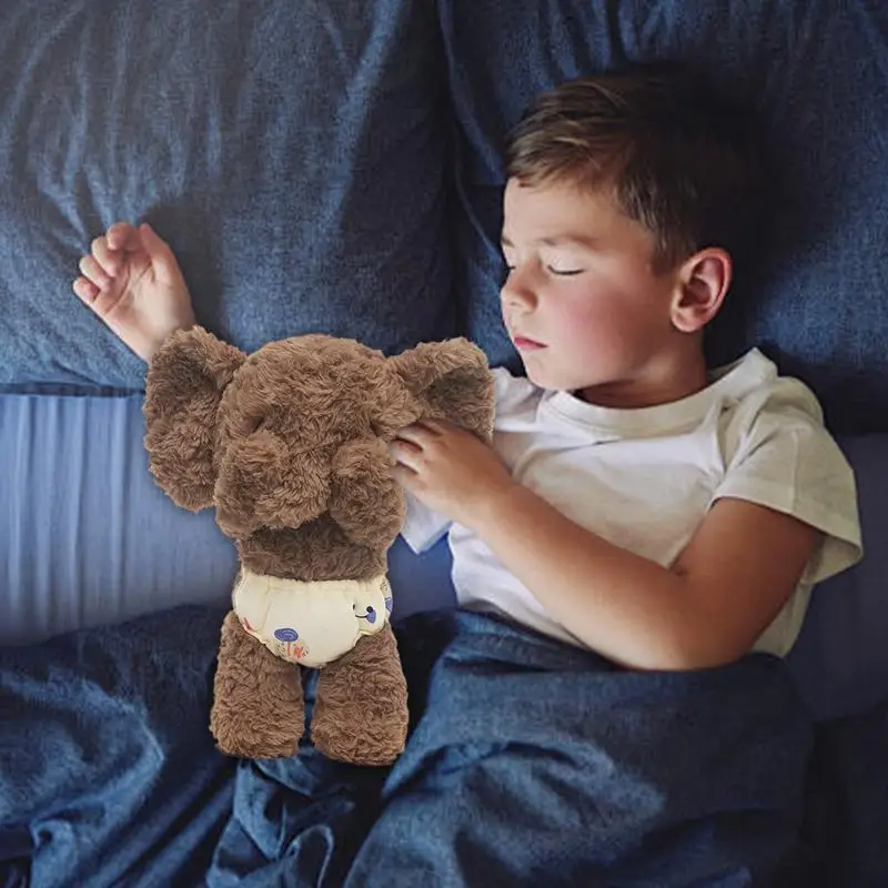 Stuffed Elephant Plush 13.7 Inches Stuffed Animal Toy Huggable Plush Dolls For Boys Girls Room Decoration Character Collection