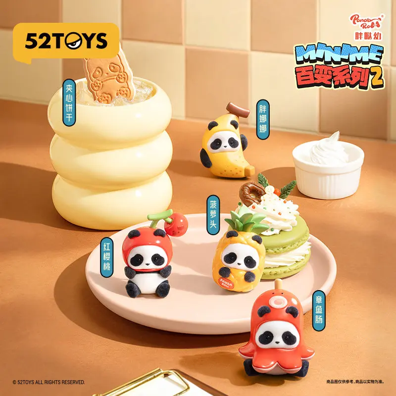 52Toys Panda Roll Minime Series 2 Blind Box Collectible Art Figurine Desktop Display Decor Trendy Toy Gifts For Adult Collectors - view 3