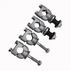 1 Pair 7/8 Aluminum Motorcycle Handlebar Risers 22mm Handle Bar Mount Clamps Dirt Pit Bike Motorbike Accessories Universal