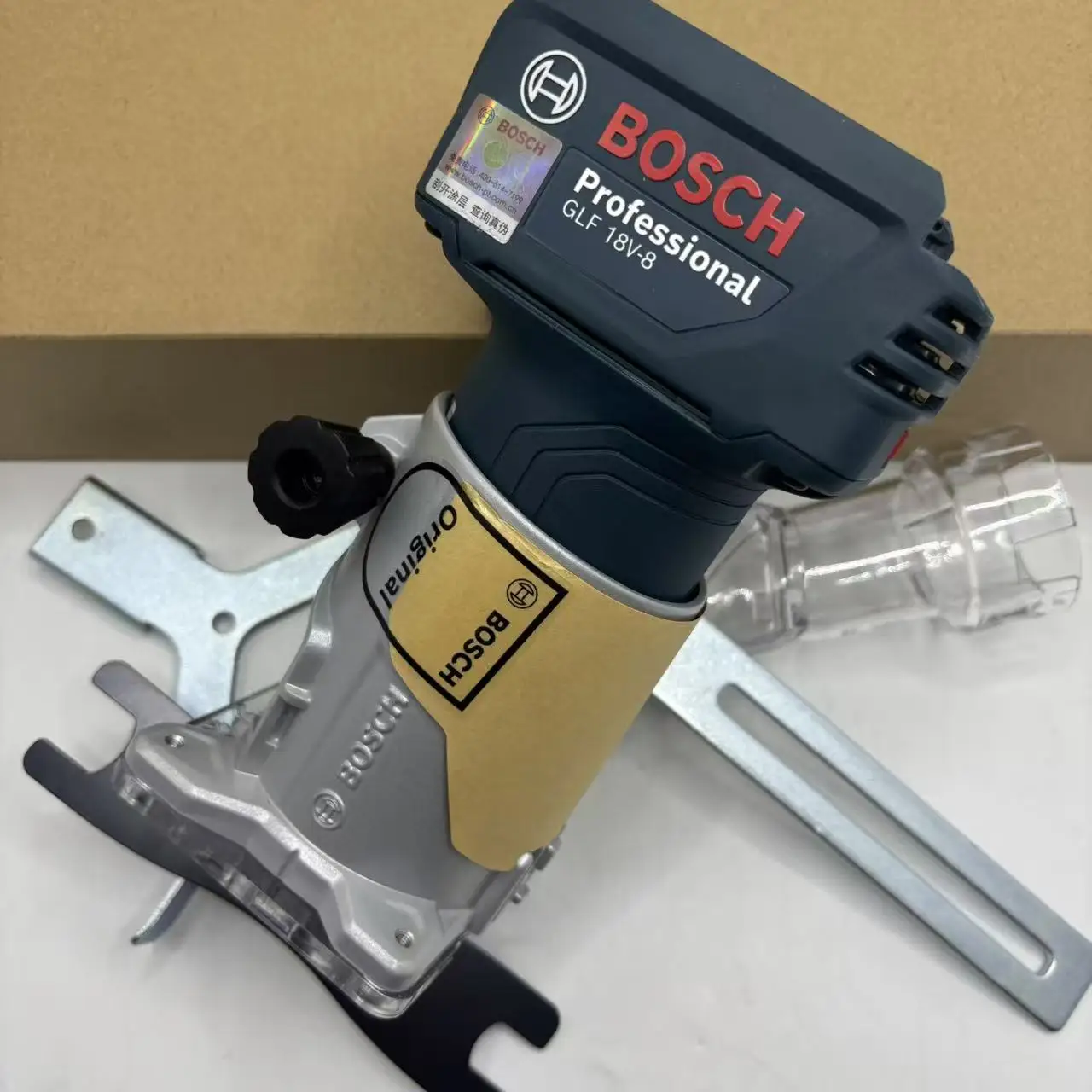 BOSCH GLF 18V-8 Electric Trimmer Wood Router Machine Carpentry Tool for Woodwork Trimming Grooving Carving Milling GLF18V-8