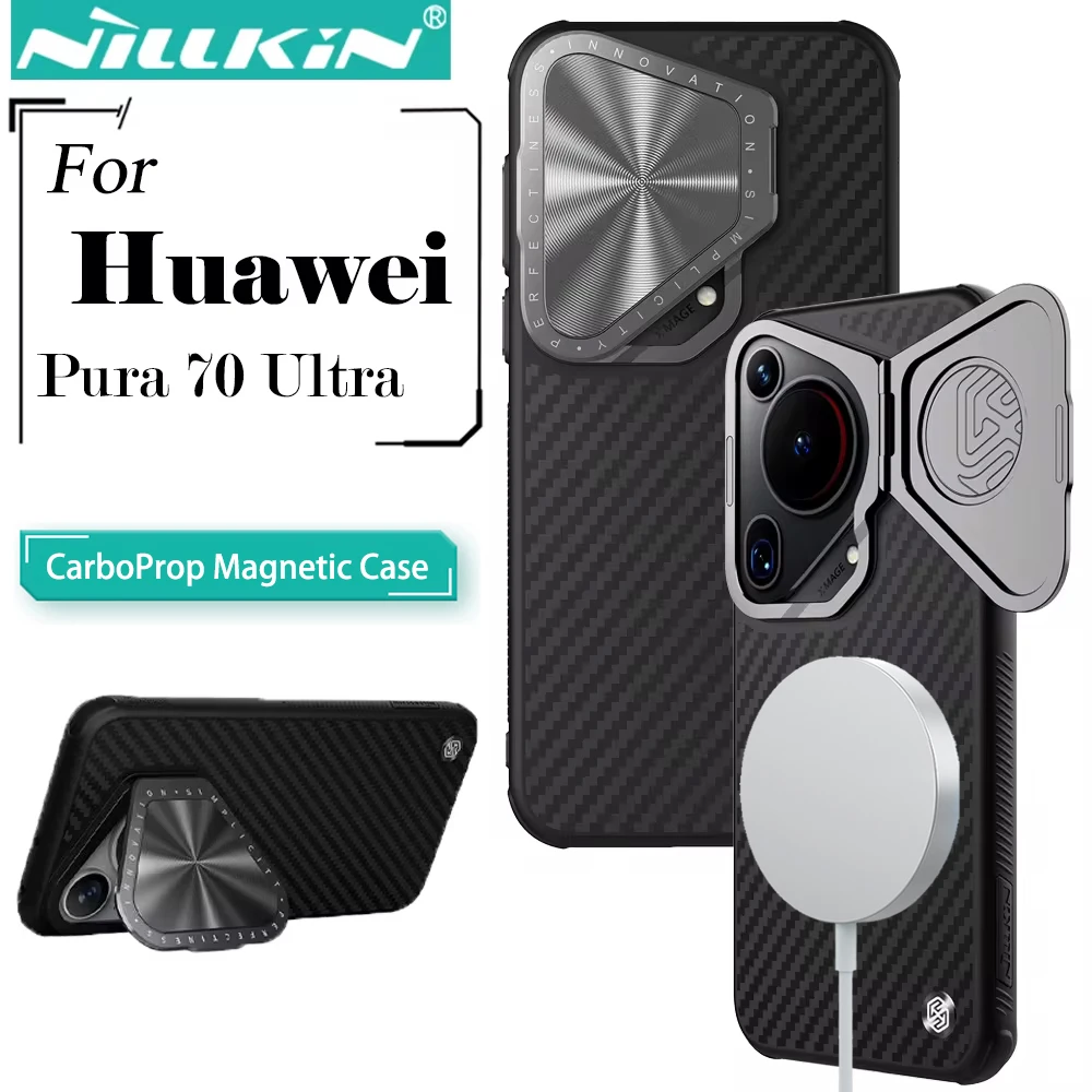 

Nillkin CarboProp Case For Huawei Pura 70 Ultra Aramid Fiber+TPU Magnetic Case