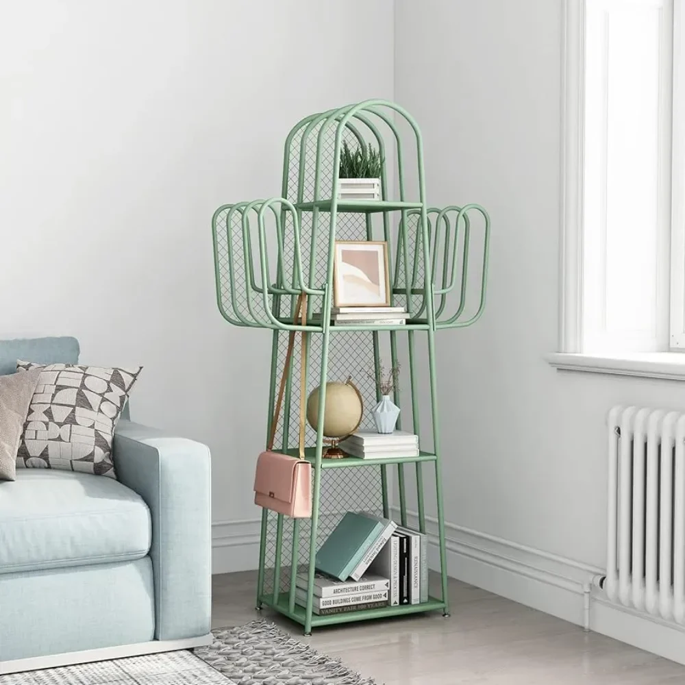 Wall Shelves Furniture Green Bookcase for Bedroom Office Racks Cd Shelf for Music Cds Dvd Storage Vinyl Records Cd Holder Stand