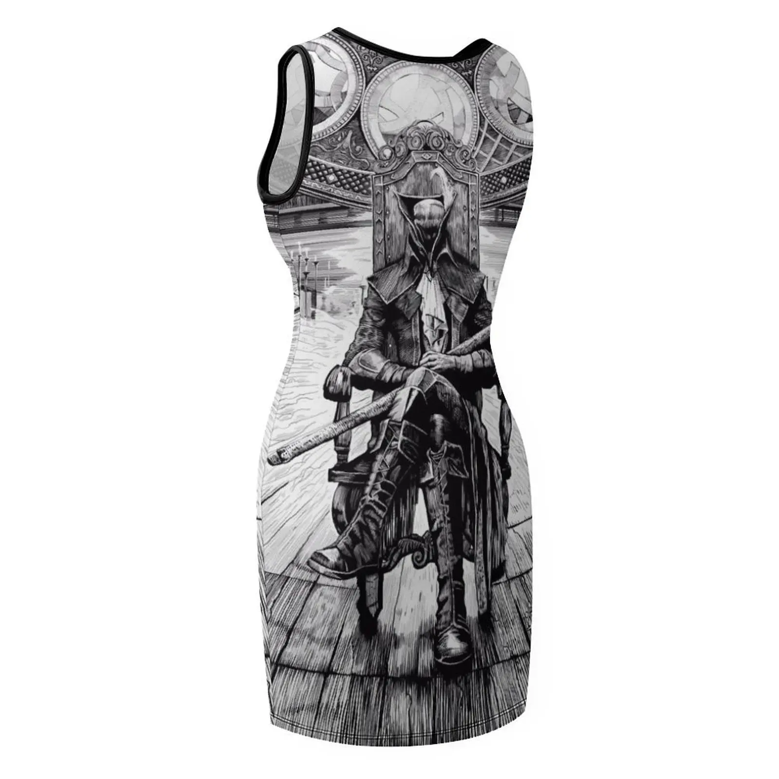 فستان سيدة ماريا بدون أكمام فستان حفلات أنيق للنساء 2025 فساتين نسائية صيف 2025 فستان نسائي #5