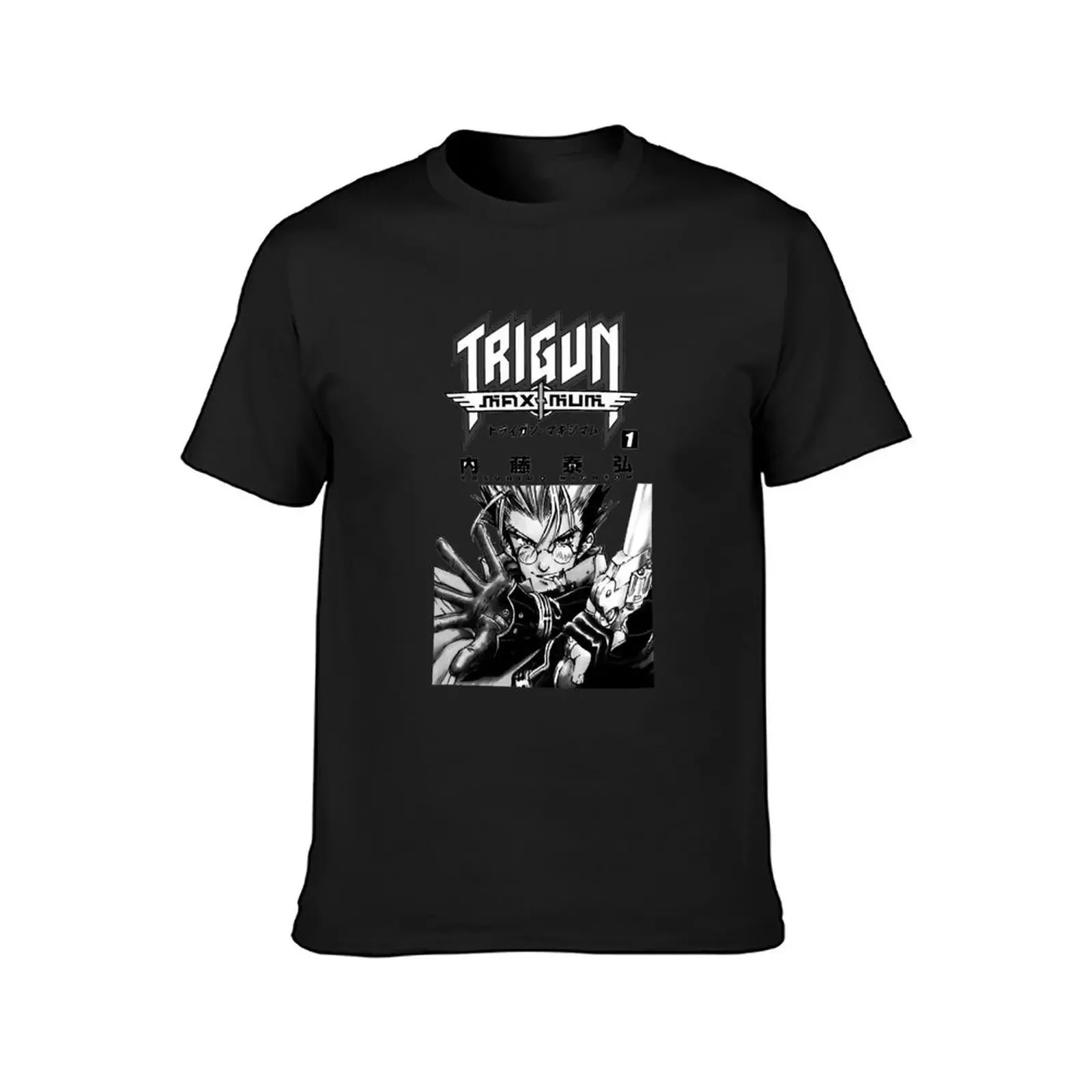 Gun fighter maximum black and white cover T-Shirt graphics t shirts for men graphic