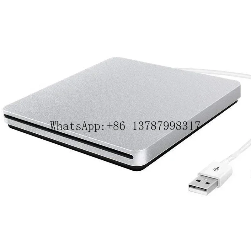 Super Slim External DVD RW USB 2.0 Optical Drive For laptop Macbook Win7 Win8 Win10