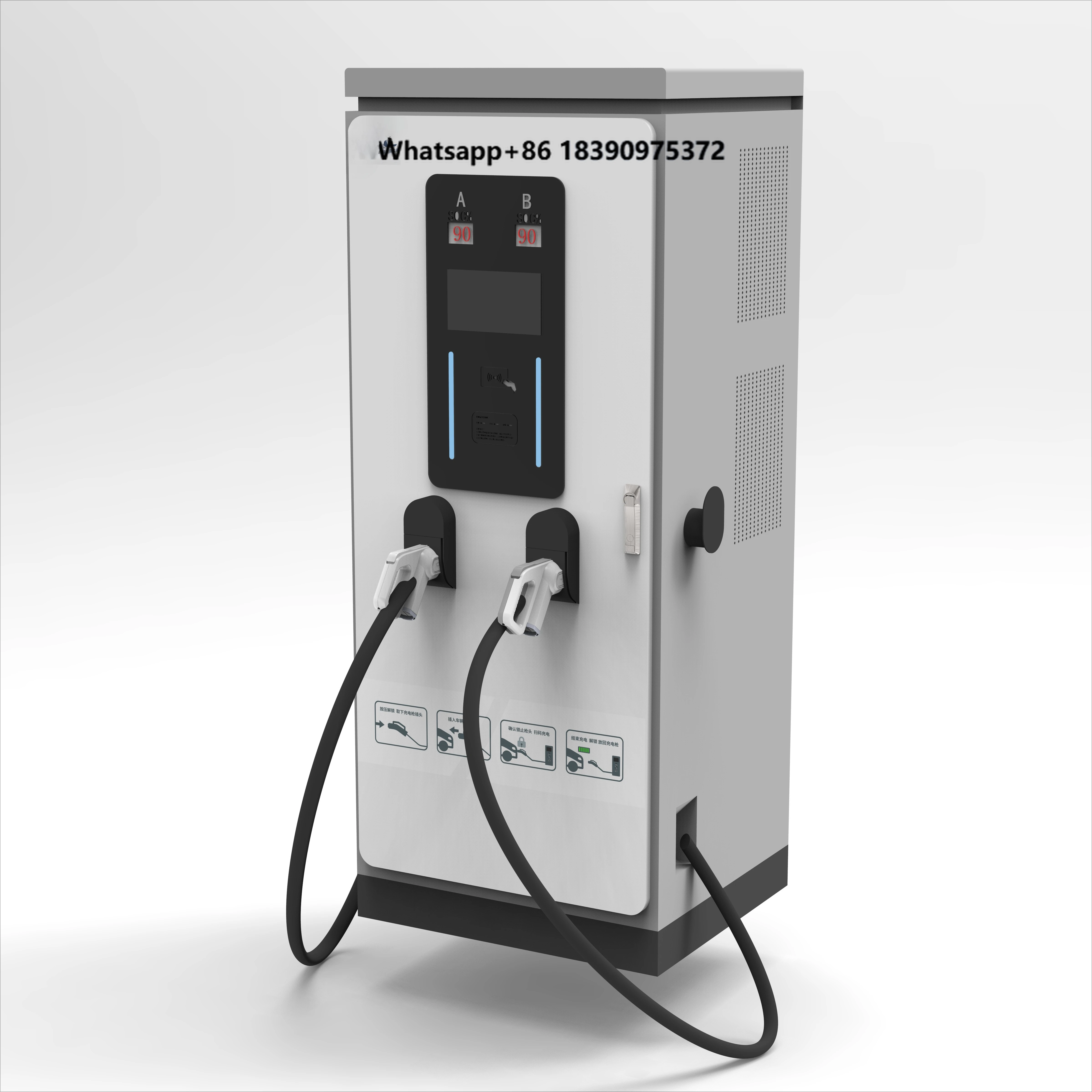 China Made Portable Fast Use Car Charger 80kw 120kw Electric Vehicle Charging Pile Ev Dc Charger Station