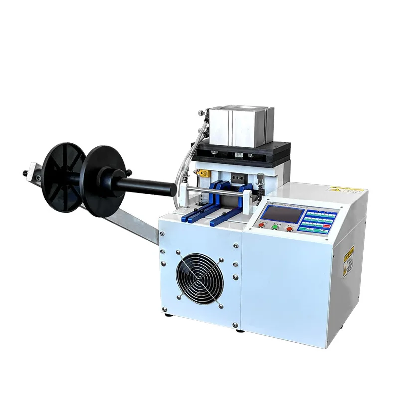 Microcomputer pipe cutting machine Heat shrinkable tube PVC  Silicone tube Small Teflon cutting machine