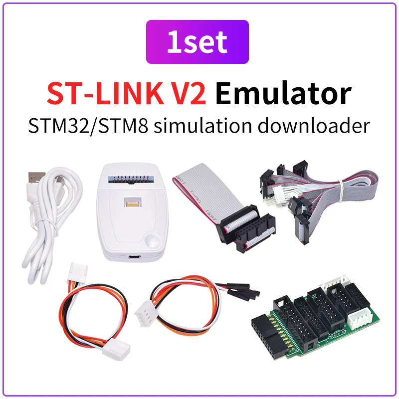 ST-LINK V2 USB Programmer Debugger Emulator for STM32 STM8 Development Board Download Tool