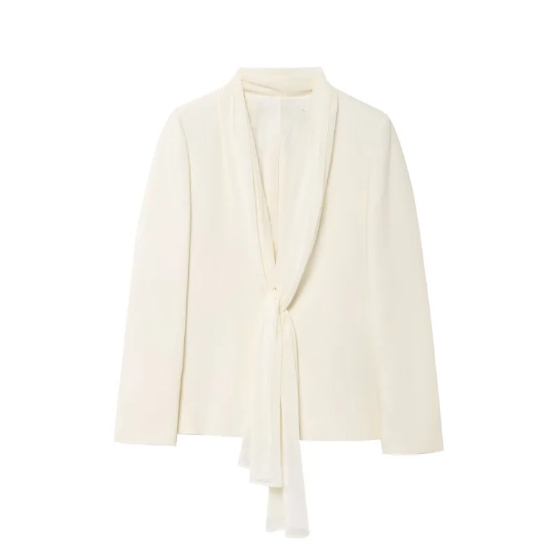 Abiti da donna primaverili Set da ufficio 2025 Nuova moda elegante pendolare Giacca da abito con risvolto Pantaloni da abito dritti per donna Set da due pezzi