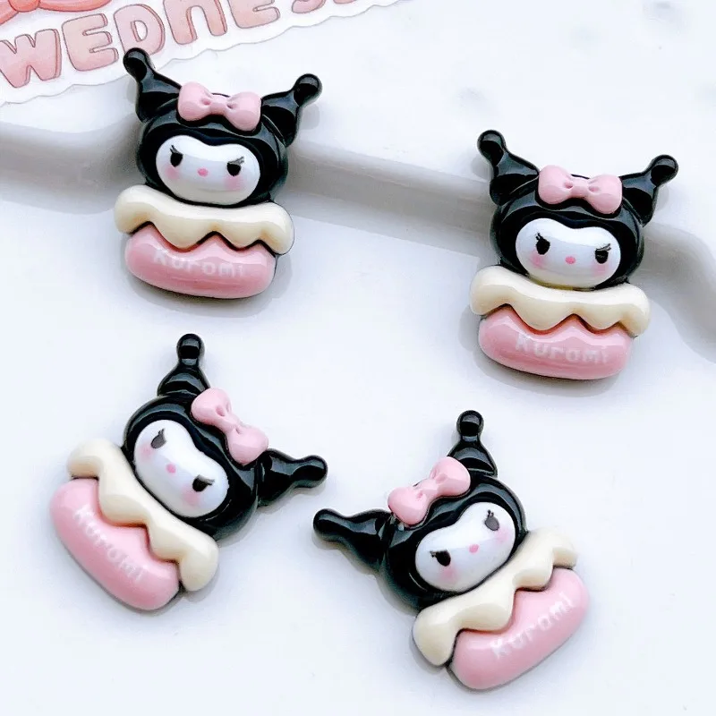 5 قطع مرحبا كيتي الديكور لطيف الكرتون DIY جراب هاتف مشبك شعر التصحيح المواد سطح المكتب اكسسوارات طالب هدية بالجملة