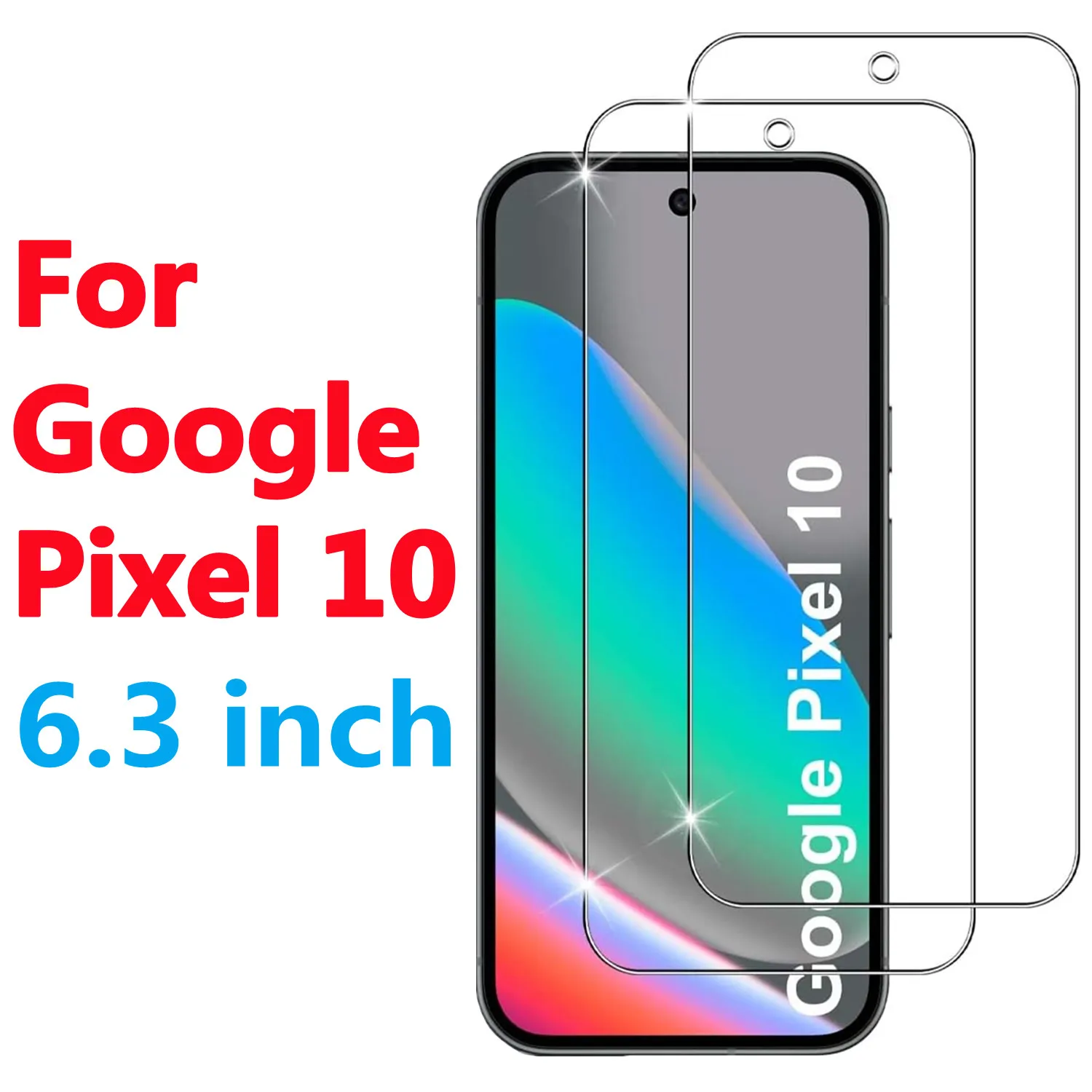 

For Google Pixel 10 Screen Protector Tempered Film 6.3 inch Anti Fingerprint 9H+Ultra HD Glass