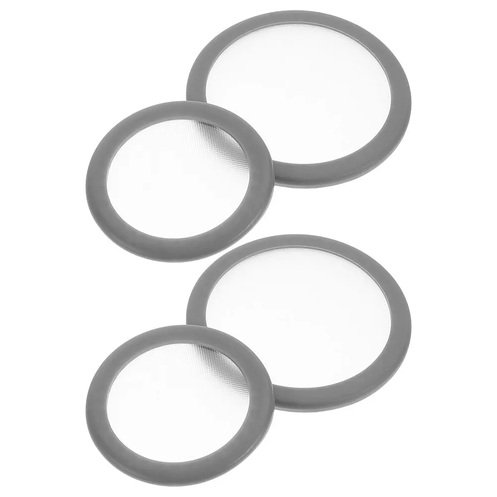 

4pcs Stethoscope Diaphragm Pediatric Replacement Grey PVC Parts Child Durable Plastic Easy Compatible Most Models
